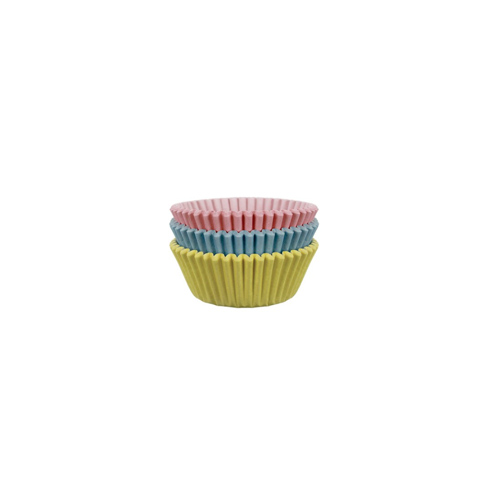 PME - Paper Baking Cases - Pastel - Set Of 60