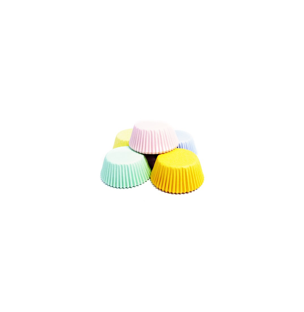 PME - Paper Baking Cases - Pastel - Set Of 60