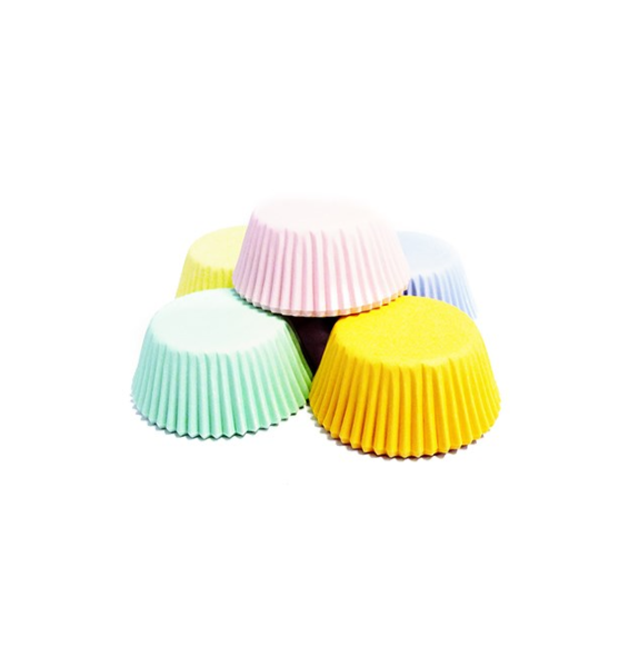 PME - Paper Baking Cases - Pastel - Set Of 60