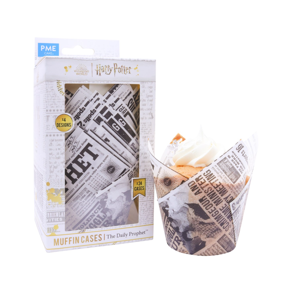 PME Harry Potter Tulip Muffin Cases - The Daily Prophet - Set Of 24