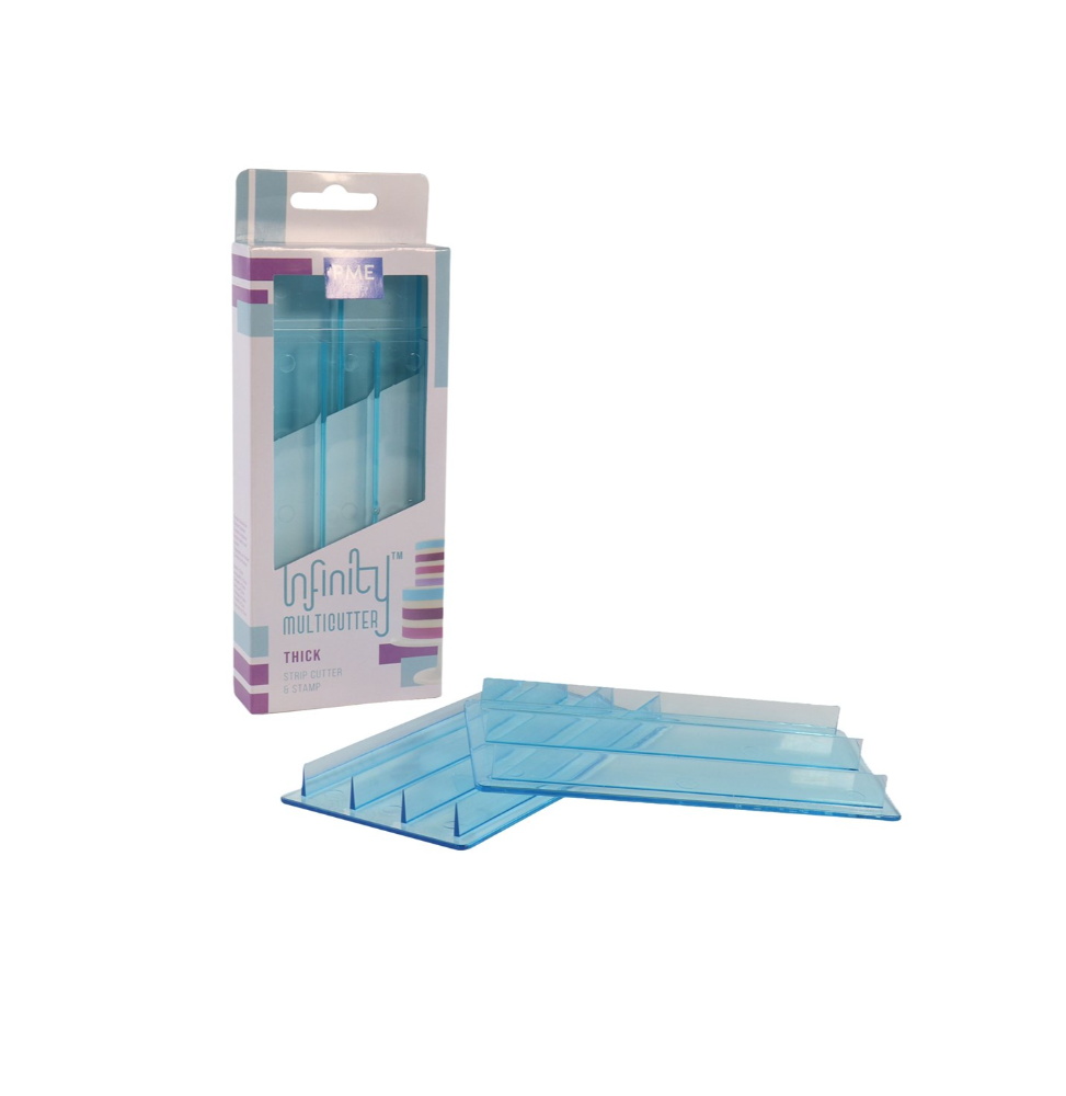 PME - Infinity MulitCutter - Large Stripes Set of 2
