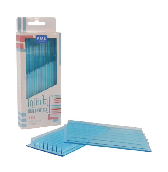 PME - Infinity MulitCutter - Small Stripes Set of 2