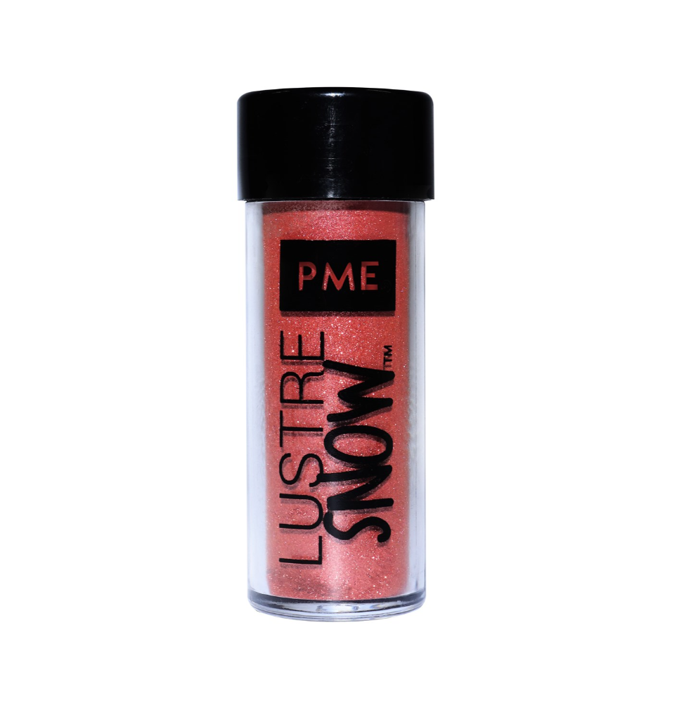 PME Edible Lustre Snow - Red (10g)