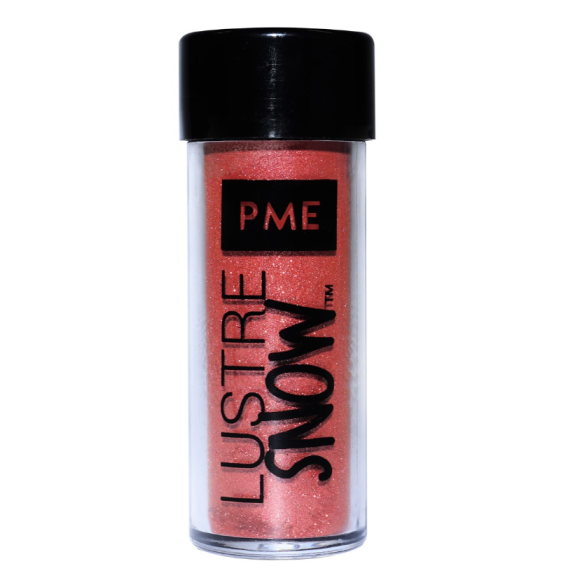 PME Edible Lustre Snow - Red (10g)