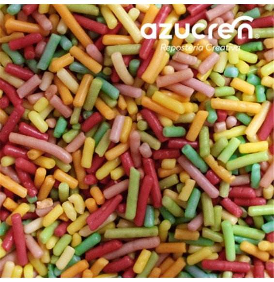 Azucren Colored Chocolate Noodles Sprinkles - 90 g