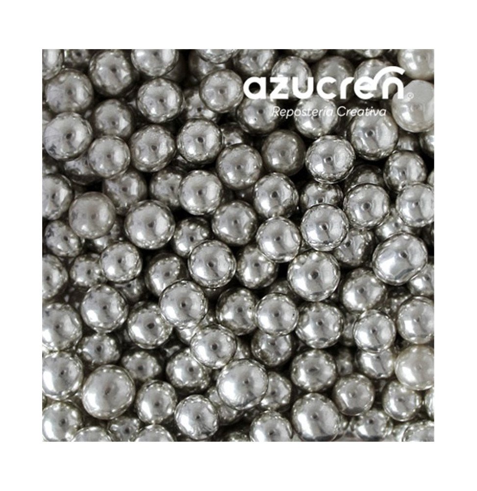 Azucren Pearls 6mm Silver - 90 g