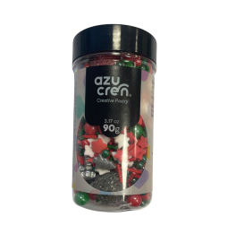 Azucren Light Christmas Sprinkles - 90 g