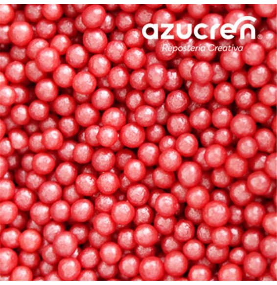 Azucren Pearls 4mm Red - 90 g