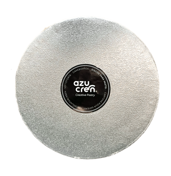 10'' Cake Board Extra Strong Round - Silver