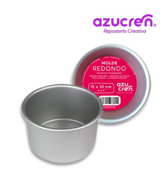 Azucren : Round Cake Tin - 6" x 4'' Deep