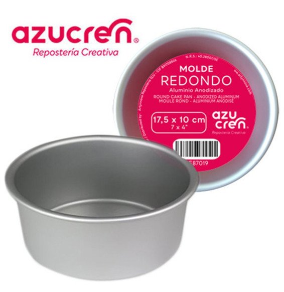 Azucren : Round Cake Tin - 7" x 4'' Deep