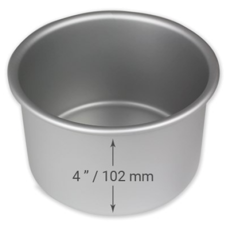 Azucren : Round Cake Tin - 4" x 4'' Deep