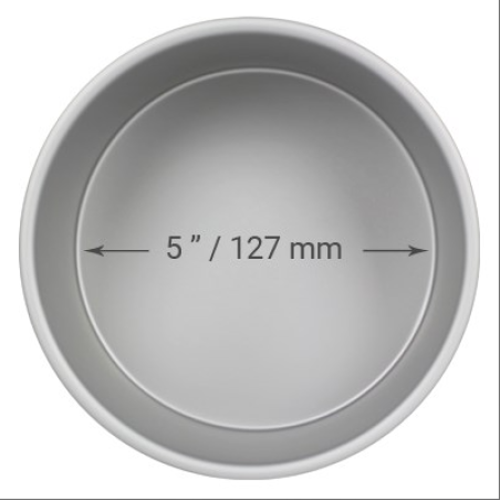 Azucren : Round Cake Tin - 5" x 4'' Deep