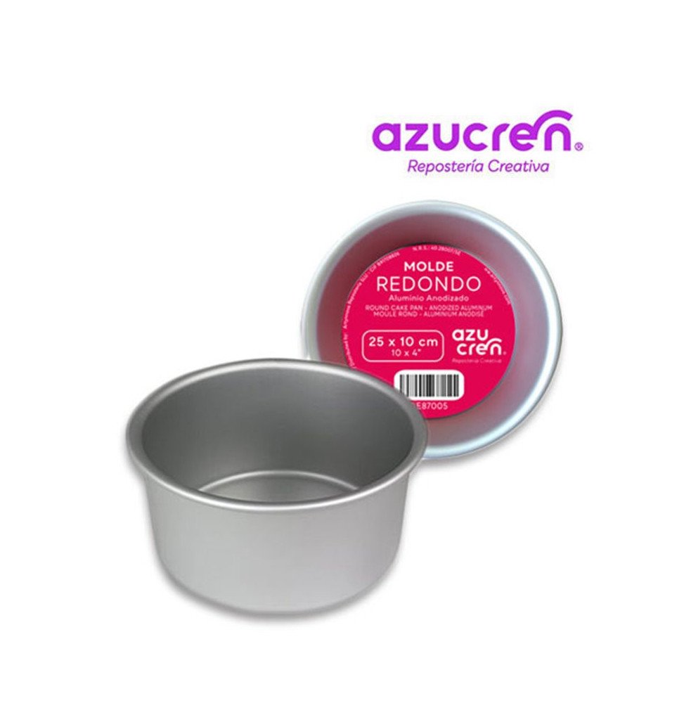 Azucren : Round Cake Tin - 10" x 4'' Deep