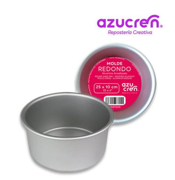 Azucren : Round Cake Tin - 10" x 4'' Deep