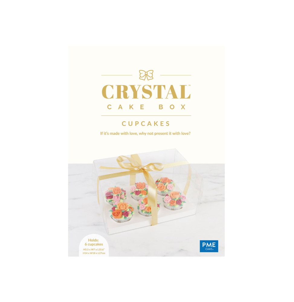 PME CRYSTAL Cake Box - 6 inch (15cm)