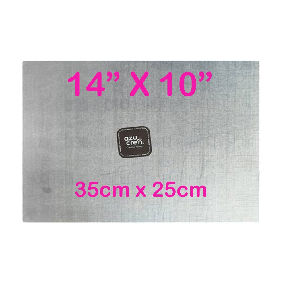 14'' x 10'' Cake Board Oblong Silver 14'' x 10'' Cake Board Oblong Silver