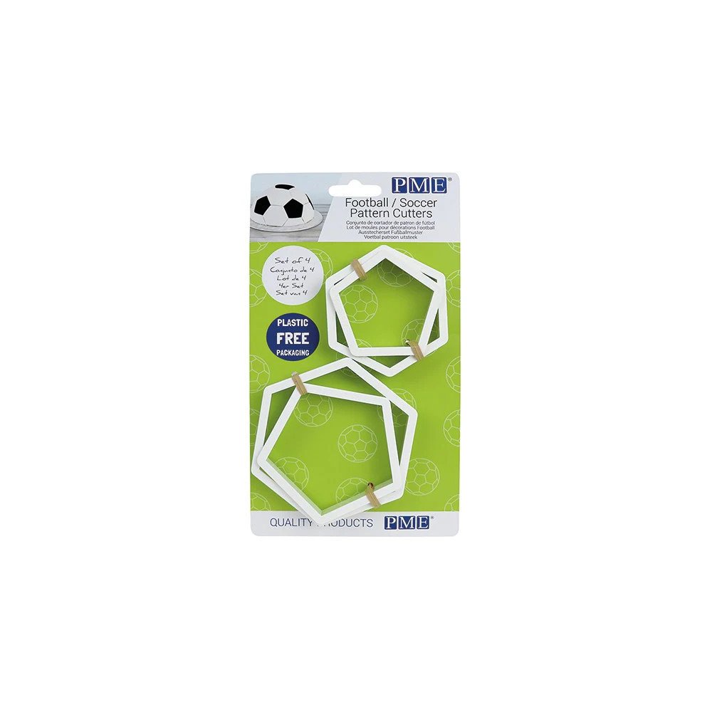 PME Football Pattern Cutter - 4 Set