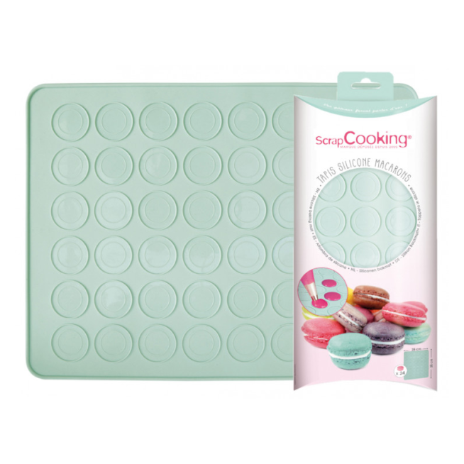 Silicone Mat For Macarons -Scrapcooking