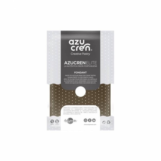 AzucrenElite Fondant Brown (GLUTEN FREE)- 500g