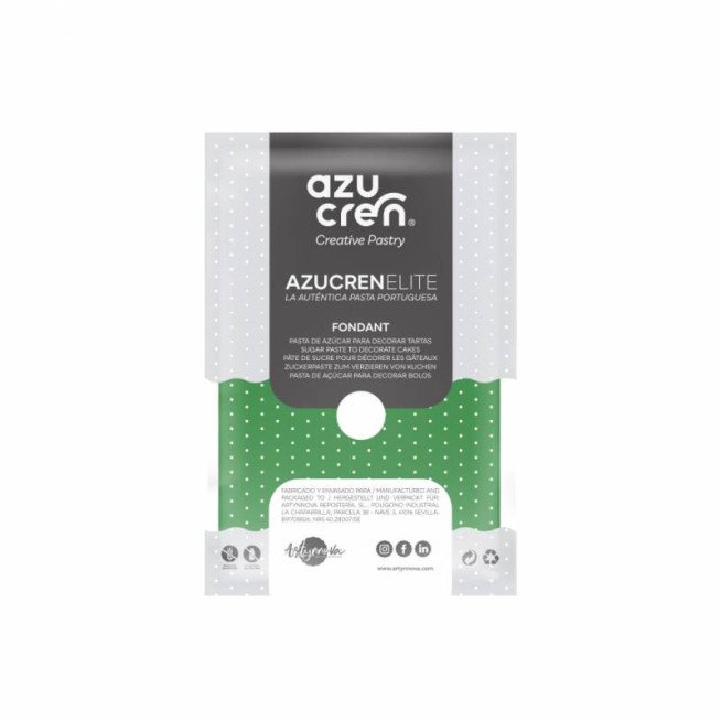 AzucrenElite Fondant Green (GLUTEN FREE)- 500g