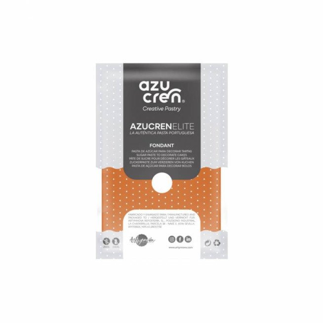 AzucrenElite Fondant Orange - 250g(GLUTEN FREE)