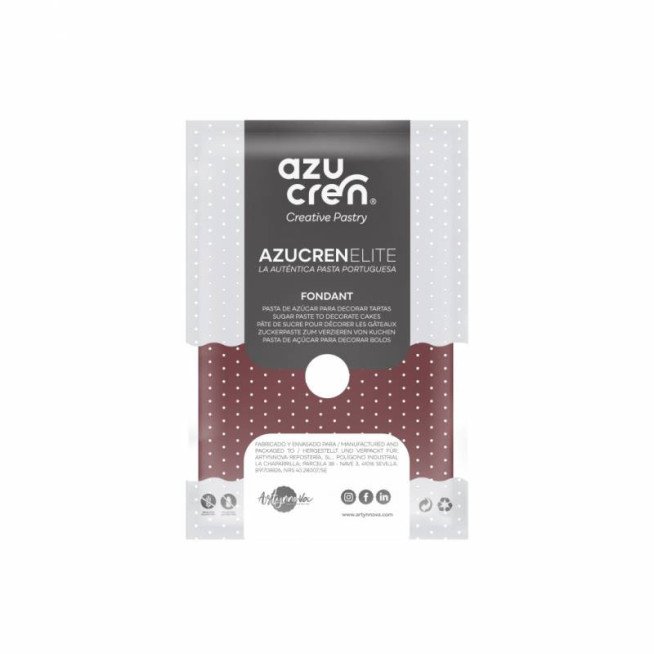 AzucrenElite Fondant Burgundy - 250g(GLUTEN FREE)