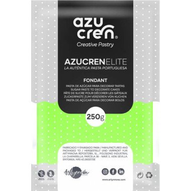 AzucrenElite Fondant Florescent Green- 250g(GLUTEN FREE)