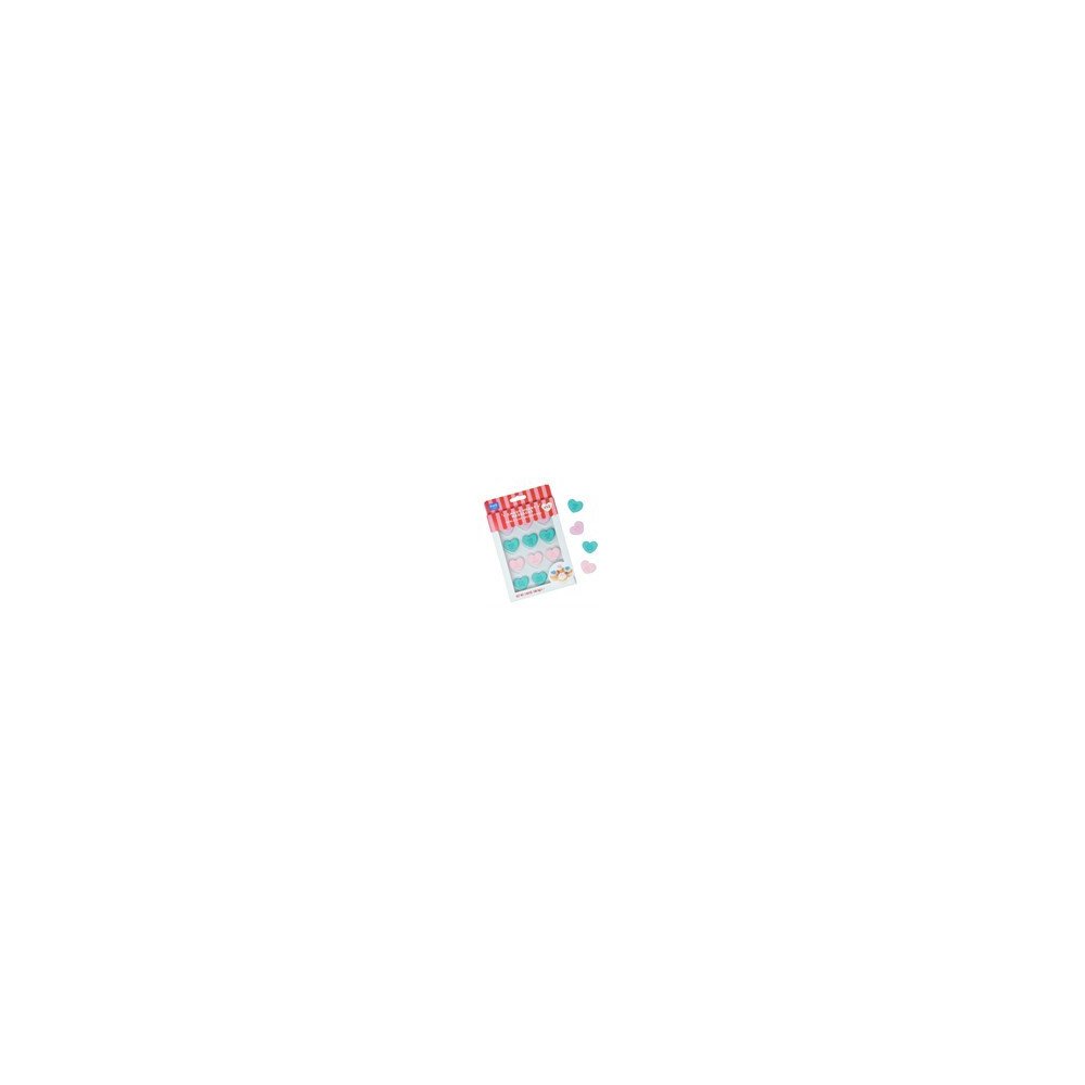 PME Valentines Edible Sugar Decorations - Candy Heart Messages (Pack of 12)