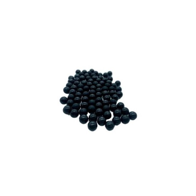 PEARLED BLACK SUGAR PEARLS 7 MM. 90 GR. SUGAR