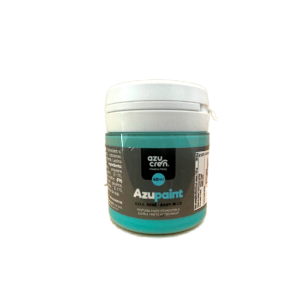 AZUPAINT EDIBLE MATTE PAINT BABY BLUE 40ml AZUPAINT EDIBLE MATTE PAINT BABY BLUE 40ml