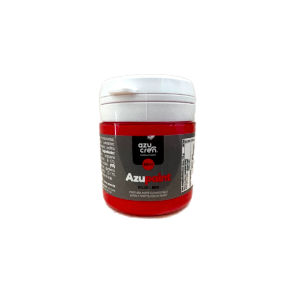 AZUPAINT RED EDIBLE MATT PAINT 40ml AZUPAINT RED EDIBLE MATT PAINT 40ml