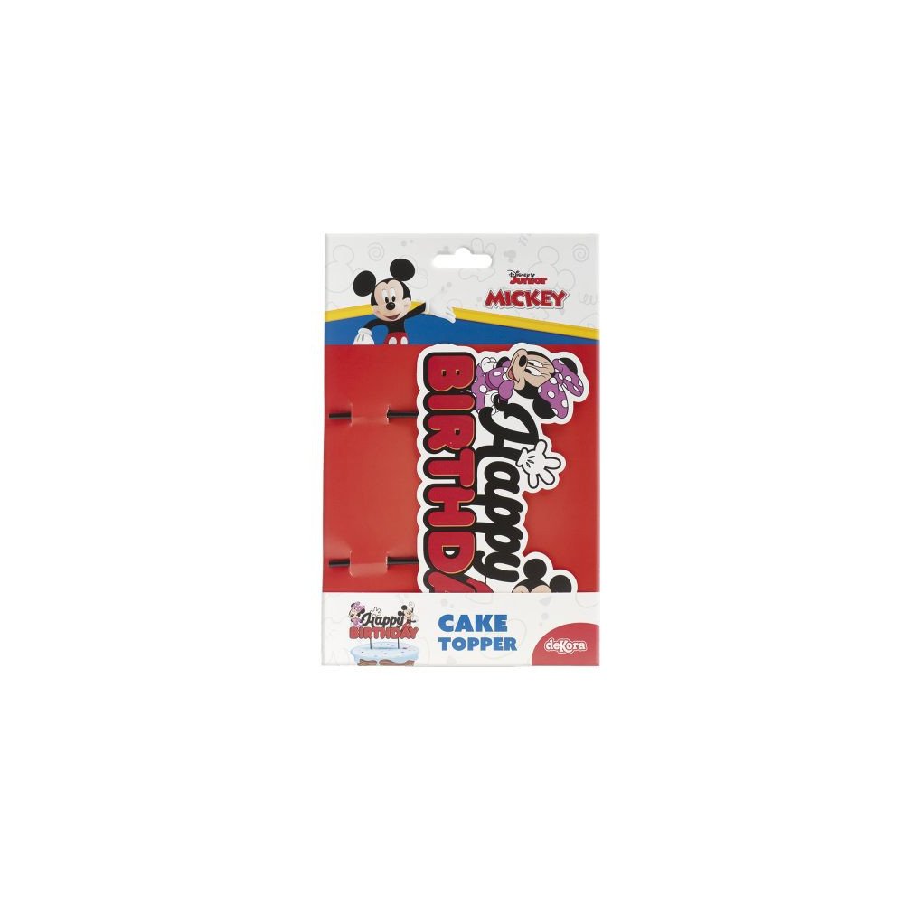 CAKE TOPPERS PAPER MICKEY & MINNIE 17.5X15CM