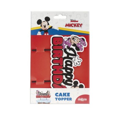 CAKE TOPPERS PAPER MICKEY & MINNIE 17.5X15CM