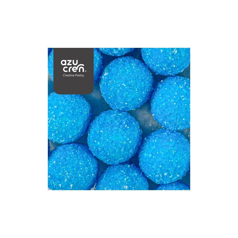 BLUE GLITTER PEARLS SUGAR BALL 60 GRAMS SUGAR