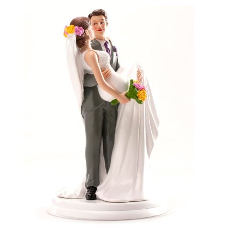 Weeding Couple Woman In Arms - 20 Cm