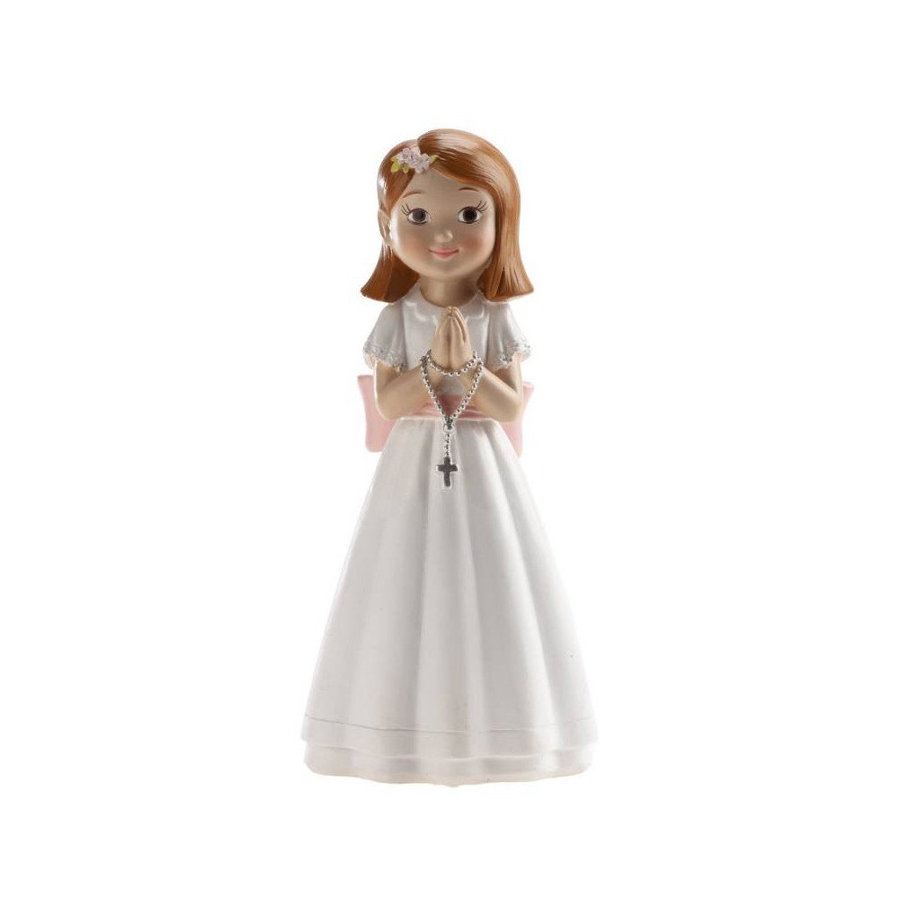 GIRL COMMUNION ROSARY BOW DEKORA (315129)
