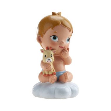 BABY CHRISTENING CHILD SOFT TOY GIRAFFE DEKORA