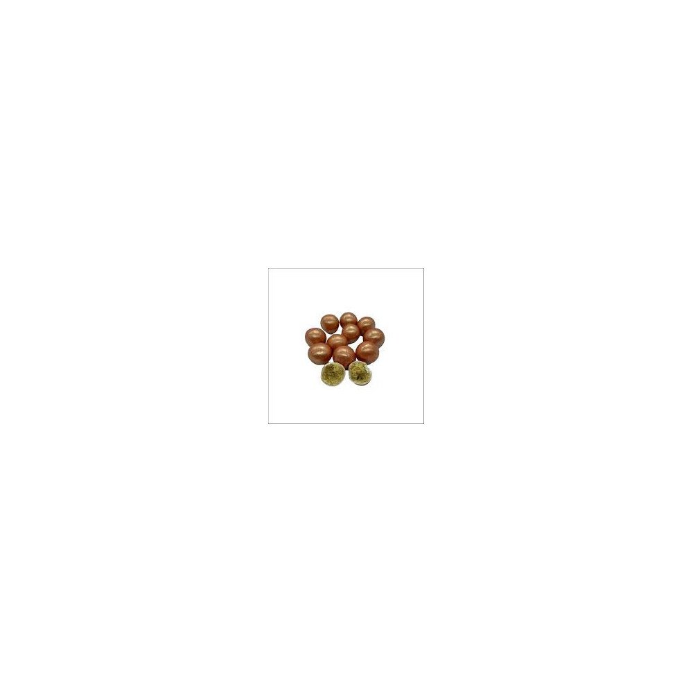 MAXI BRONZE CEREAL-WHITE CHOCOLATE -CARAMEL BALLS(22MM)90GR