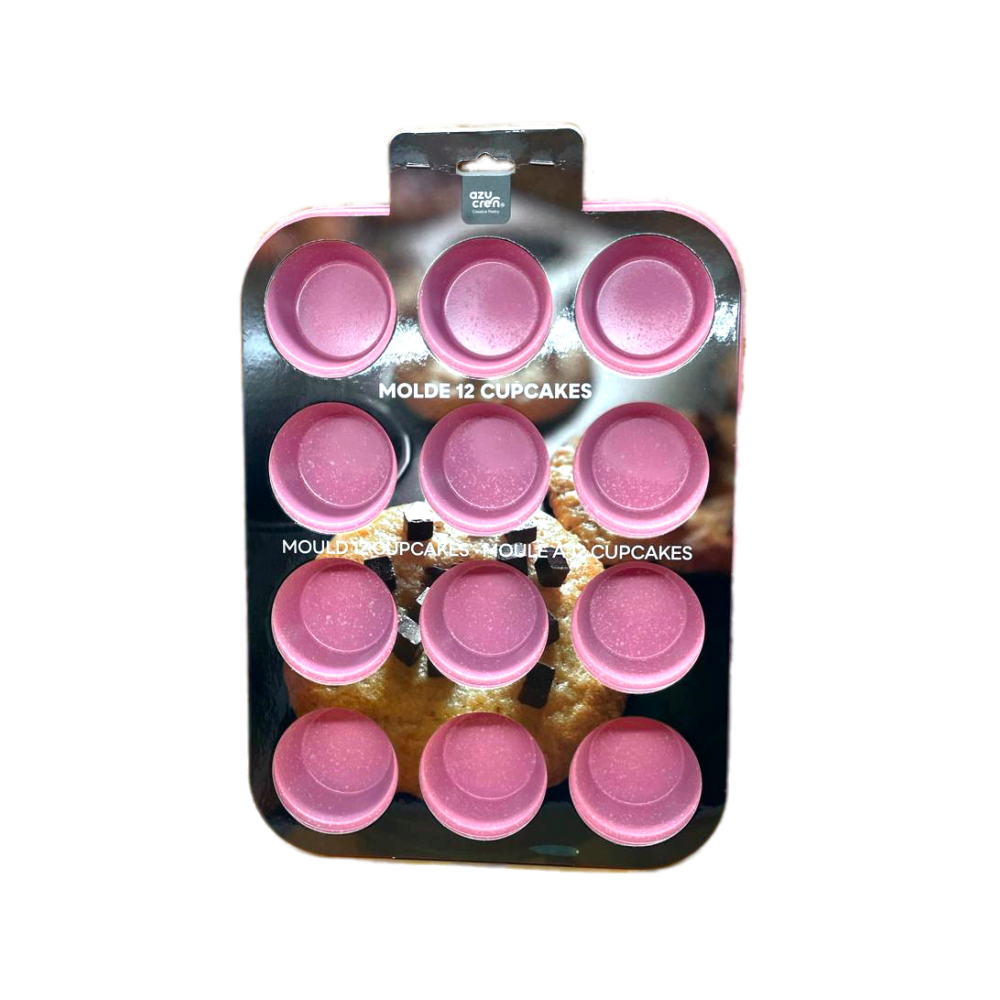PINK CUPCAKE MOLD 12
