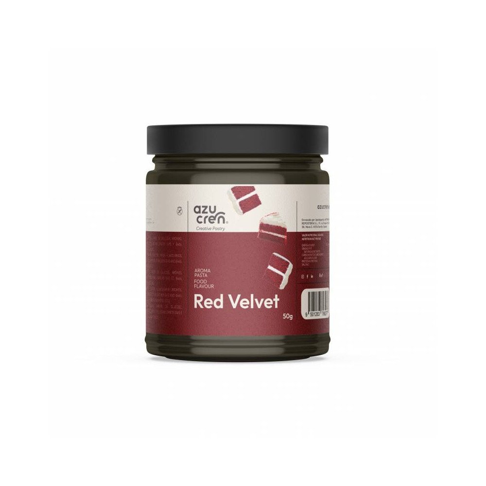 RED VELVET CONCENTRATED FLAVOURING PASTE 50GR. AZUCREN RED VELVET CONCENTRATED FLAVOURING PASTE 50GR. AZUCREN