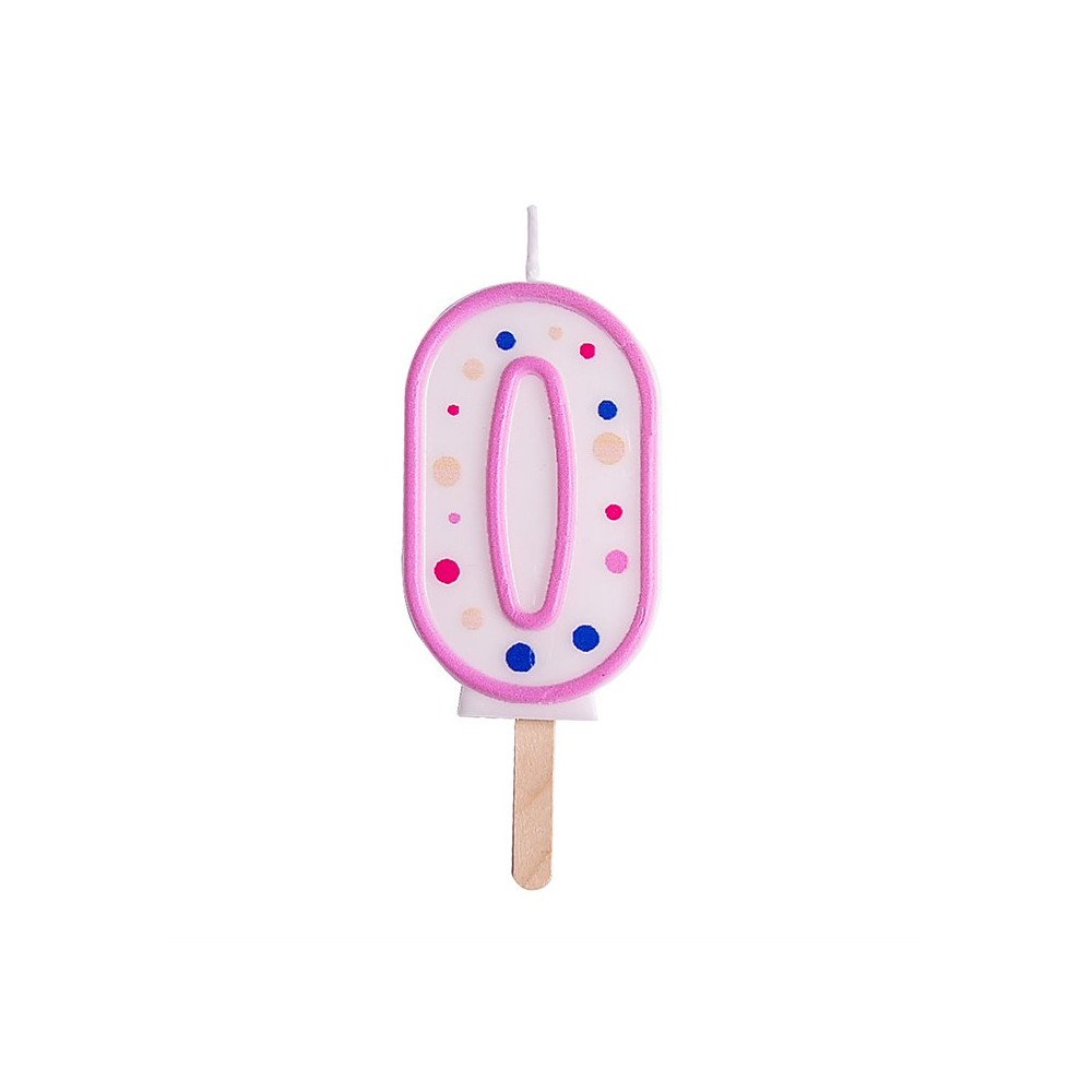 Candles - Pink Numeral (64mm / 2.5")