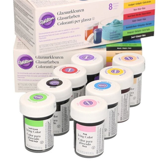 PACK 8 WILTON COLORS