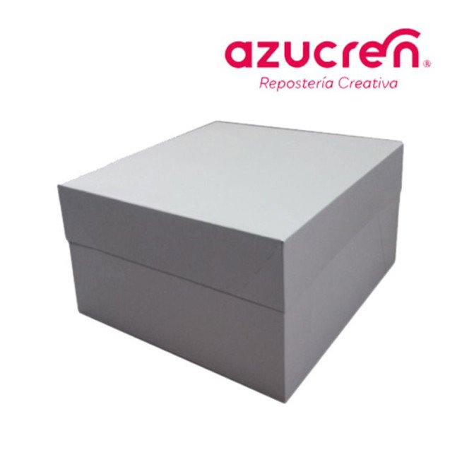 16'' White Cake Boxes 40.6 X 40.6 X 15.2 CM. HEIGHT
