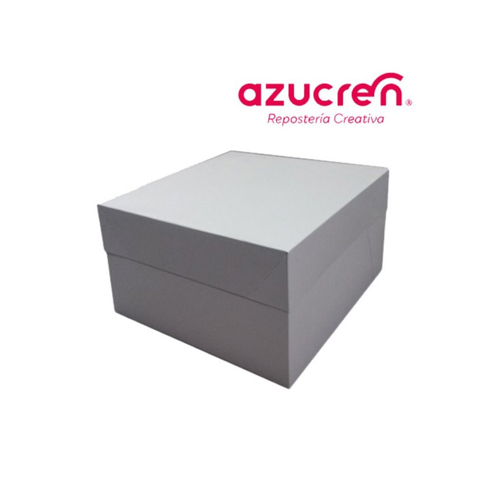 16'' White Cake Boxes 40.6 X 40.6 X 15.2 CM. HEIGHT