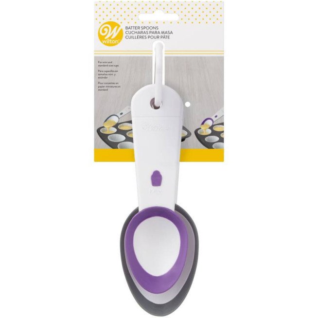 SET OF 2 WILTON CUPCAKE BATTER SPOONS