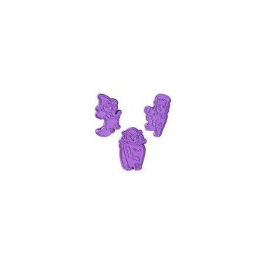 Halloween Cookie Cutters & Stamps - Creepy Characters (Set of 3)