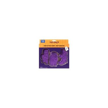 Halloween Cookie Cutters & Stamps - Creepy Characters (Set of 3)