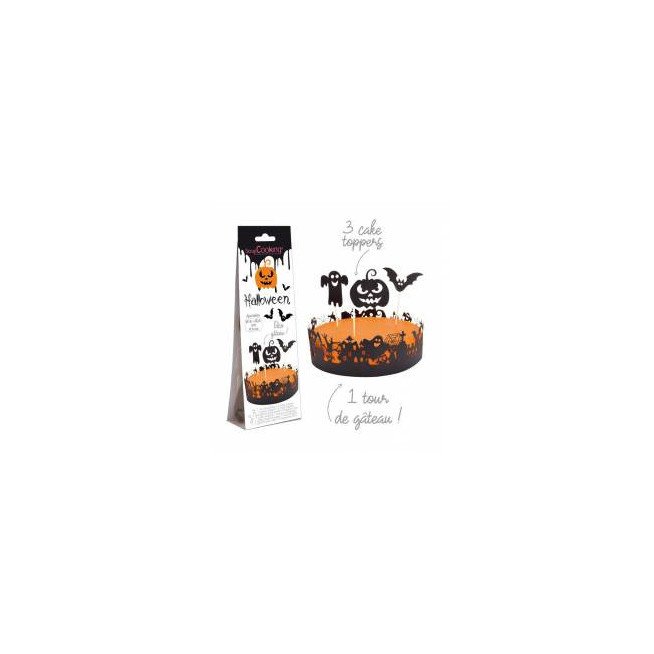 KIT 1 WRAPPER + 3 TOPPER HALLOWEEN SCRAPCKOOKING (4914)
