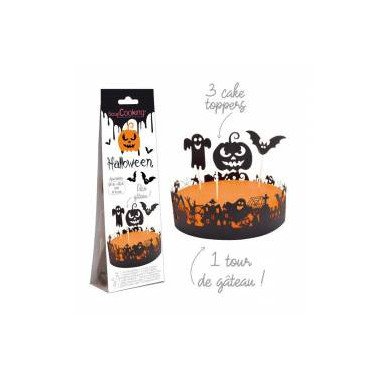 KIT 1 WRAPPER + 3 TOPPER HALLOWEEN SCRAPCKOOKING (4914)
